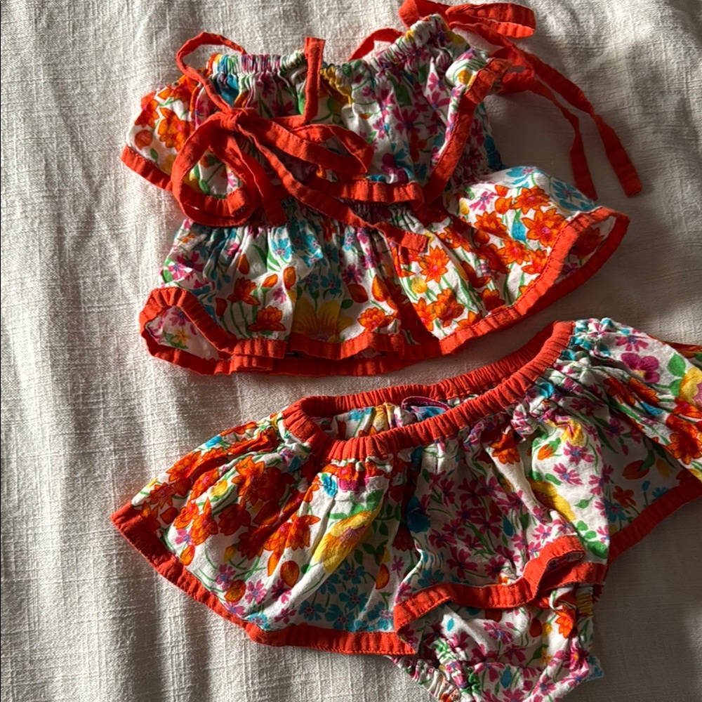 Coco and Ginger Cotton Floral Set